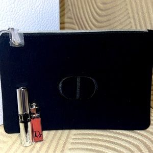 Dior Black Make Up Pouch with minis! Brand new! Open to offers!!!